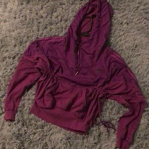 Purple Adidas Activewear Hoodie